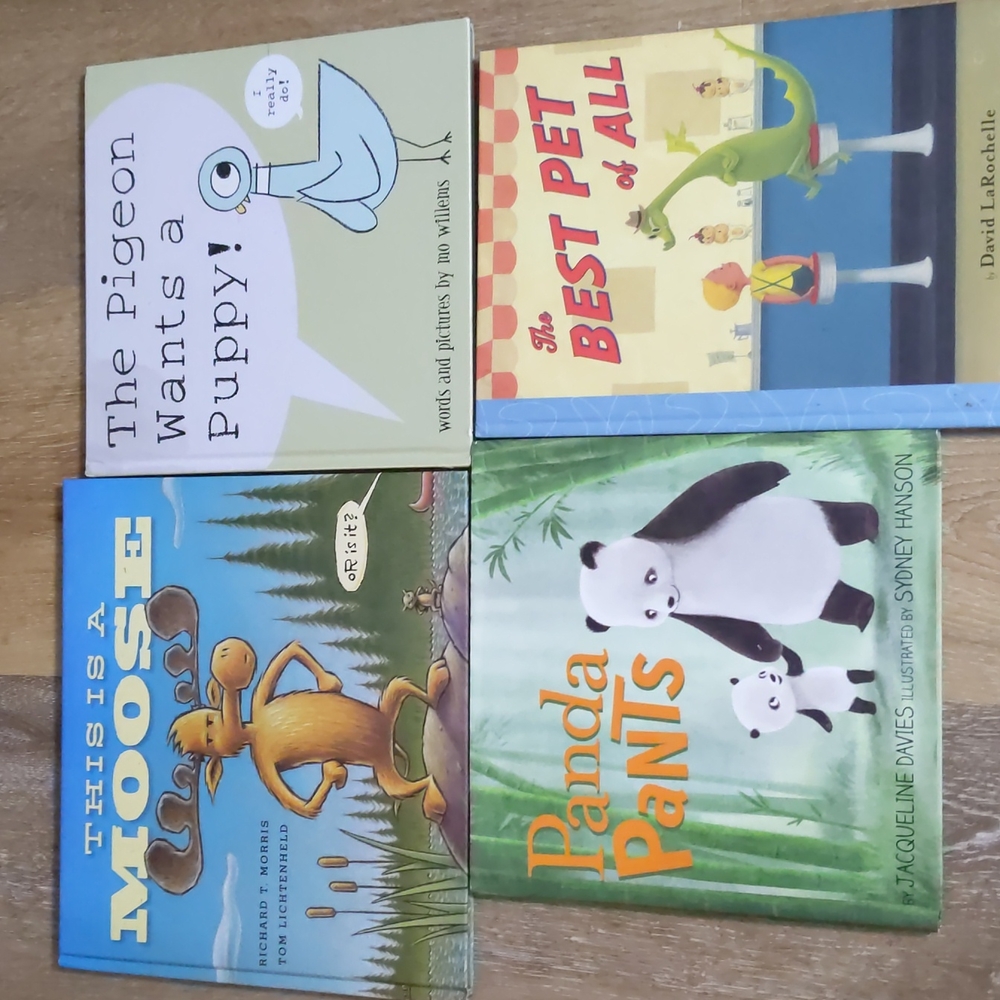 Set of 4 children's books